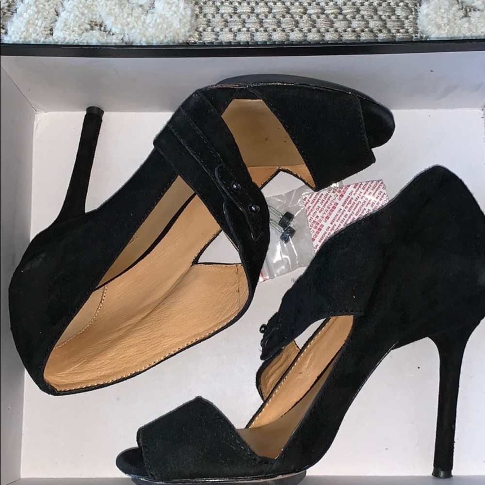 LAMB NIB Penny luxury sexy heel kidskin & suede all genuine leather - Picture 4 of 8